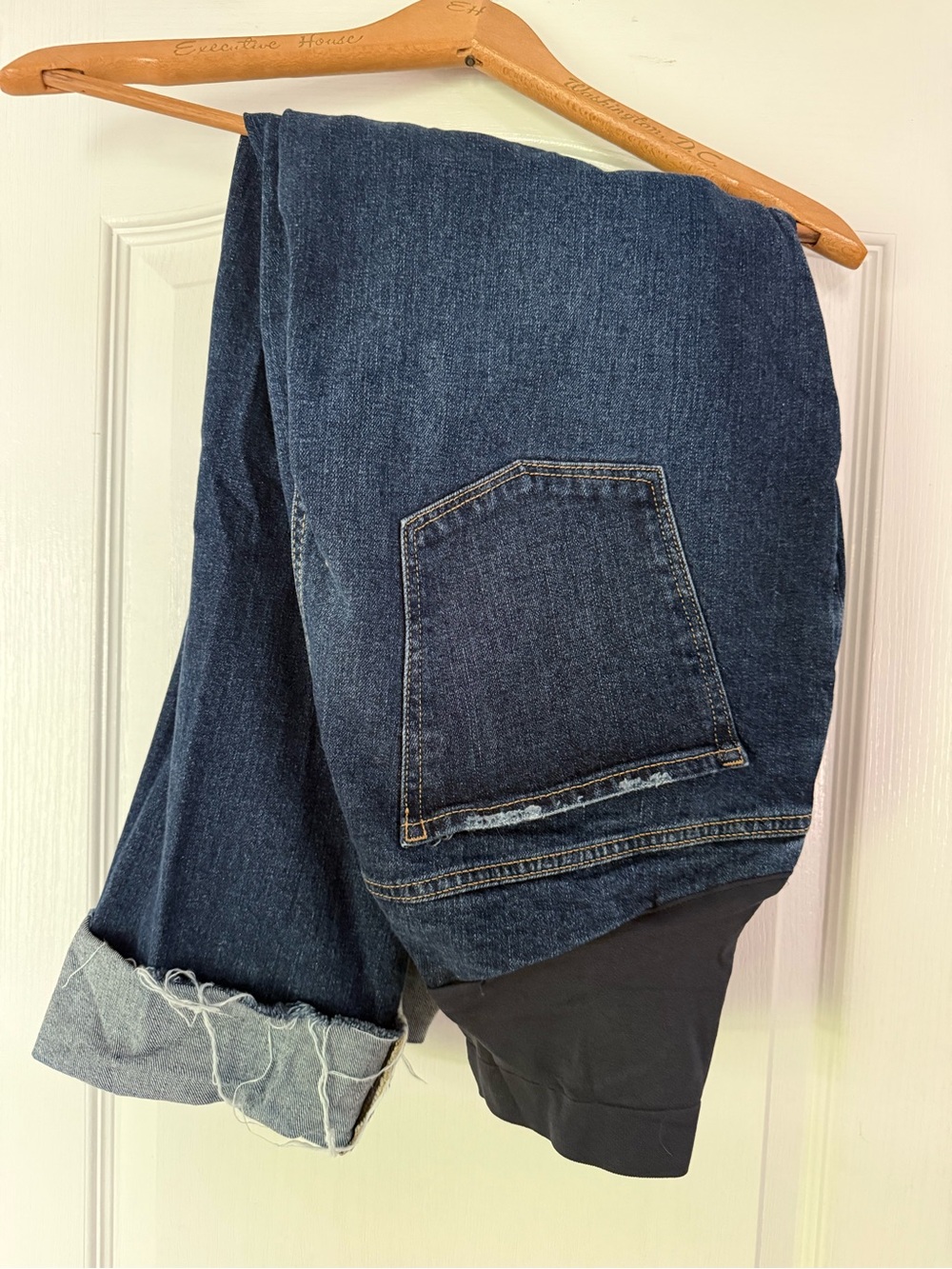 Old Navy Maternity Boyfriend Jeans - Navy Blue
